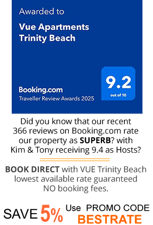 Trinity Beach Cairns Holiday Apartments booking.com Rating